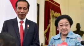 Presiden Jokowi Bersama Ketua Umum PDI Perjuangan Megawati Soekarnoputri. (Dok. Setneg.go.id)  