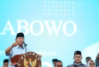 Calon Presiden nomor urut dua Prabowo Subianto kampanye di Subang. (Dok. TKN Prabowo Gibran)