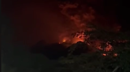 Terjadi Peningkatan Aktivitas Gunung Api Ruang dari Level II (WASPADA) menjadi Level III (SIAGA) di Kabupaten Sitaro, Provinsi Sulawesi Utara.(Dok. BPBD kab Sitaro)